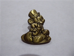 Disney Trading Pin 1154 Monogram - Brass Series (Mickey Mouse in Top Hat)