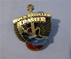 Disney Trading Pins 115663 Gold Rock N Roller Coaster Logo