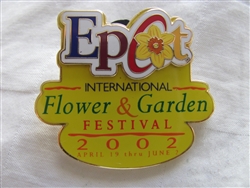 Disney Trading Pin 11570 Epcot International Flower & Garden Festival - 2002 (Scented)