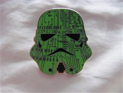 Disney Trading Pins 116178 Star Wars Stormtrooper Helmets Mystery Set - Green Circuit Board