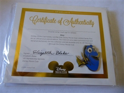 Disney Trading Pin 116268 Disney Movie Club Exclusive VIP Pin #60 - Dory