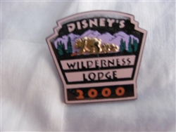 Disney Trading Pin 117 WDW - Wilderness Lodge 2000 (3D)
