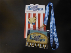 Disney Trading Pin 117062 DLR - PinQuest Scavenger Hunt 2016 – Decoder Lanyard Medallion