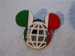 Disney Trading Pin 117108 Mickey Icon Italian Flag Lattice Pin