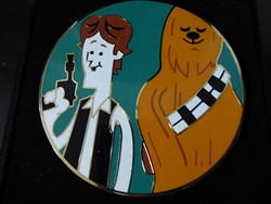 Disney Trading Pins  117261 ACME/HotArt - Golden Magic Series - Star Wars IV-VI - Han Solo and Chewbacca Only