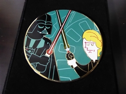 Disney Trading Pins  117262 ACME/HotArt - Golden Magic Series - Star Wars IV-VI - Darth Vader and Luke Skywalker