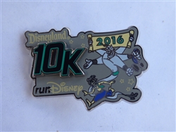 Disney Trading Pin 117707     DLR - runDisney Disneyland Half Marathon Weekend 2016 - 10K Event Pin