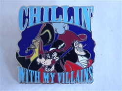 Disney Trading Pin 118082 Chillin' With My Villains - Jafar, Big Bad Wolf, Captain Hook