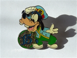 Disney Trading Pin 118722 TDS - 15th Anniversary Game Prize Pin - Spring 2016 - Goofy