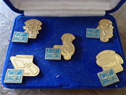 Disney Trading Pins 11878 WDCC - 5th Anniversary Commemorative (5 Pin Set)