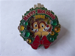 Disney Trading Pins  118910     WDW - Holiday Wreaths Resort Collection 2016 - Fort Wilderness Resort and Campground - Chip and Dale