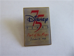 Disney Trading Pins 119 Disney 75 Years - Part of the Magic
