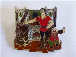 Disney Trading Pin 119171 WDW/DLR - Beauty & the Beast 25 Enchanted Years: Gaston and Le Fou