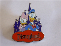 Disney Trading Pin 119203 DLR - Donald & Daisy Duck with Castle - Costco Travel