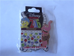 Disney Trading Pin 119609 DSSH - Pixar Calendar - Surprise Release - November 2016 - Inside Out