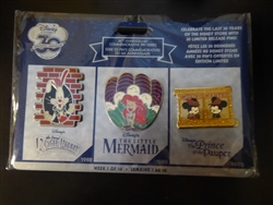 Disney Trading Pins 120030 DS - 30th Anniversary Commemorative Series - 3 Pin Set - Week 1