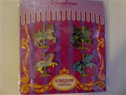 Disney Trading Pin 121041 Kingdom Carousel Booster Set
