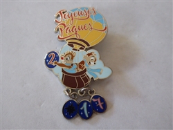 Disney Trading Pin   121382 DLP - Chip and Dale Easter Joyeuses Paques 2017