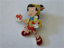 Disney Trading Pin  1214 Pinocchio with Apple & Schoolbooks