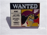 Disney Trading Pin 122190     WDW - Hook - Wanted - Cast Exclusive