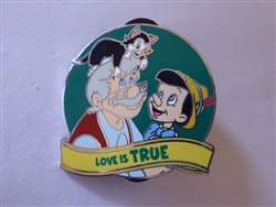 Disney Trading Pin 123491 WDW – Love is an Adventure 2017 – Love is … Mystery Pin Set – Love is True – Pinocchio and Gepetto