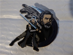 Disney Trading Pins  124080 Star Wars: The Last Jedi - Rey & Luke Skywalker Pin