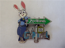 Disney Trading Pin   124100 DSSH - Sign Post Series - Zootopia - Judy Hopps