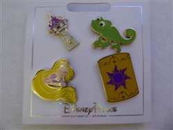 Disney Trading Pin  124376 Tangled Icons (4 pins)