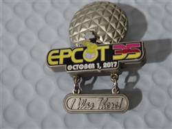 Disney Trading Pin  124499 Epcot 35th Anniversary I Was There