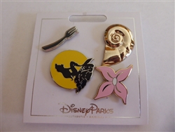 Disney Trading Pin  124612 The Little Mermaid Icons (4 pins)