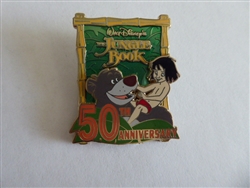 Disney Trading Pins 124702 Jungle Book 50th Anniversary - Mowgli and Baloo