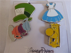 Disney Trading Pins 124731 Alice in Wonderland Icons (4 pins)