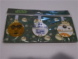 Disney Trading Pins 125236 Star Wars - Droids Christmas Ornaments Set