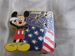 Disney Trading Pin 12549: 12 Months of Magic - Mickey and Fireworks (Light Up)