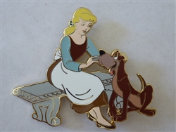Disney Trading Pins 125557 WDI - Heroines and Dogs - Cinderella and Bruno
