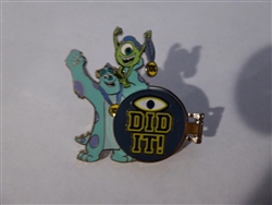 Disney Trading Pin  126086 DLR - runDisney - Pixar Half Marathon Weekend - Monsters Inc 10K I Did it!