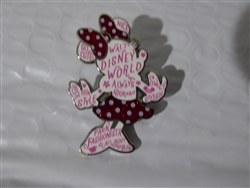 Disney Trading Pin 126785 WDW - Rock the Dots - Word Filled - Minnie