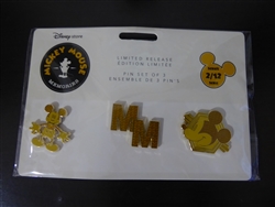 Disney Trading Pin 127040 DS - Mickey Mouse Memories Pin Set - February - Set 2