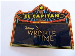 Disney Trading Pin    127314 DSSH - El Capitan Marquee - A Wrinkle in Time