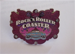 Disney Trading Pin  127342 Rock n Roller Coaster - Pink Jeweled Car Logo