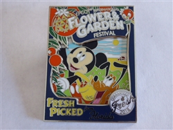 Disney Trading Pin 127519 WDW - International Flower and Garden Festival - 2018 Mickey and Pluto