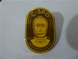 Disney Trading Pin 127698 Star Wars Retro Mystery Set - C-3PO only