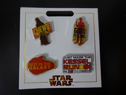 Disney Trading Pin  127755 Star Wars: SOLO Card set of 4