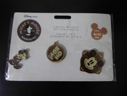 Disney Trading Pins 128065 DS - Mickey Mouse Memories 3 Pin Set - April