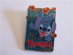 Disney Trading Pin 128127 DLR/WDW - Stitch So Cute But a Lot of Trouble