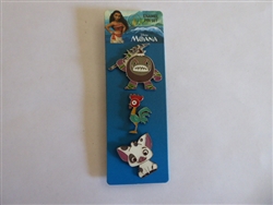 Disney Trading Pins 128233 Loungefly - Moana 3 Pin Set