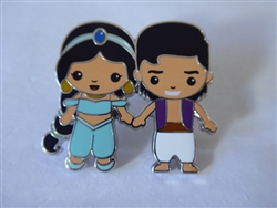 Disney Trading Pin 128331 DLP - Cutie Couples - Jasmine with Aladdin