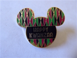 Disney Trading Pin 128523 DLR - Happy Kwanzaa Mickey Head Icon