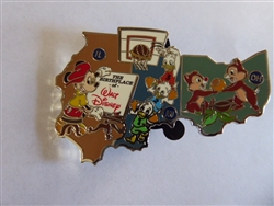 Disney Trading Pin  128580 American Adventure - Illinois/Indiana/Ohio