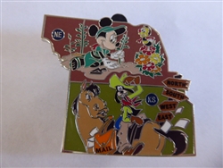 Disney Trading Pin 128659 American Adventure - Nebraska/Kansas